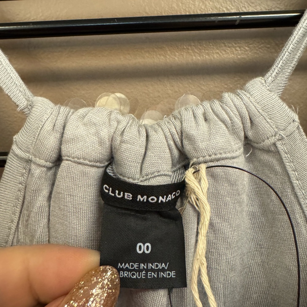 Club Monaco Grey Sequin Dress - Picture 3 of 6